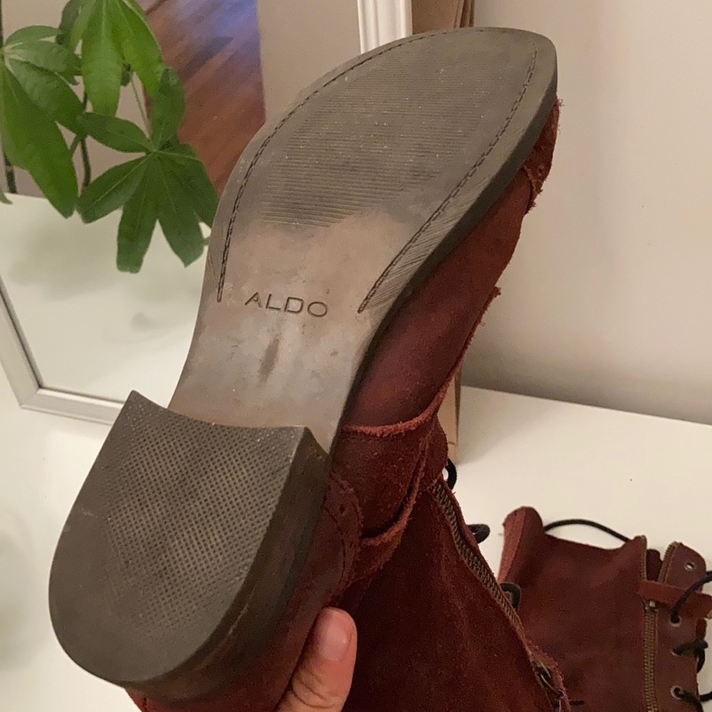 Aldo bourdeaux color Moro Boots - Picture 5 of 8